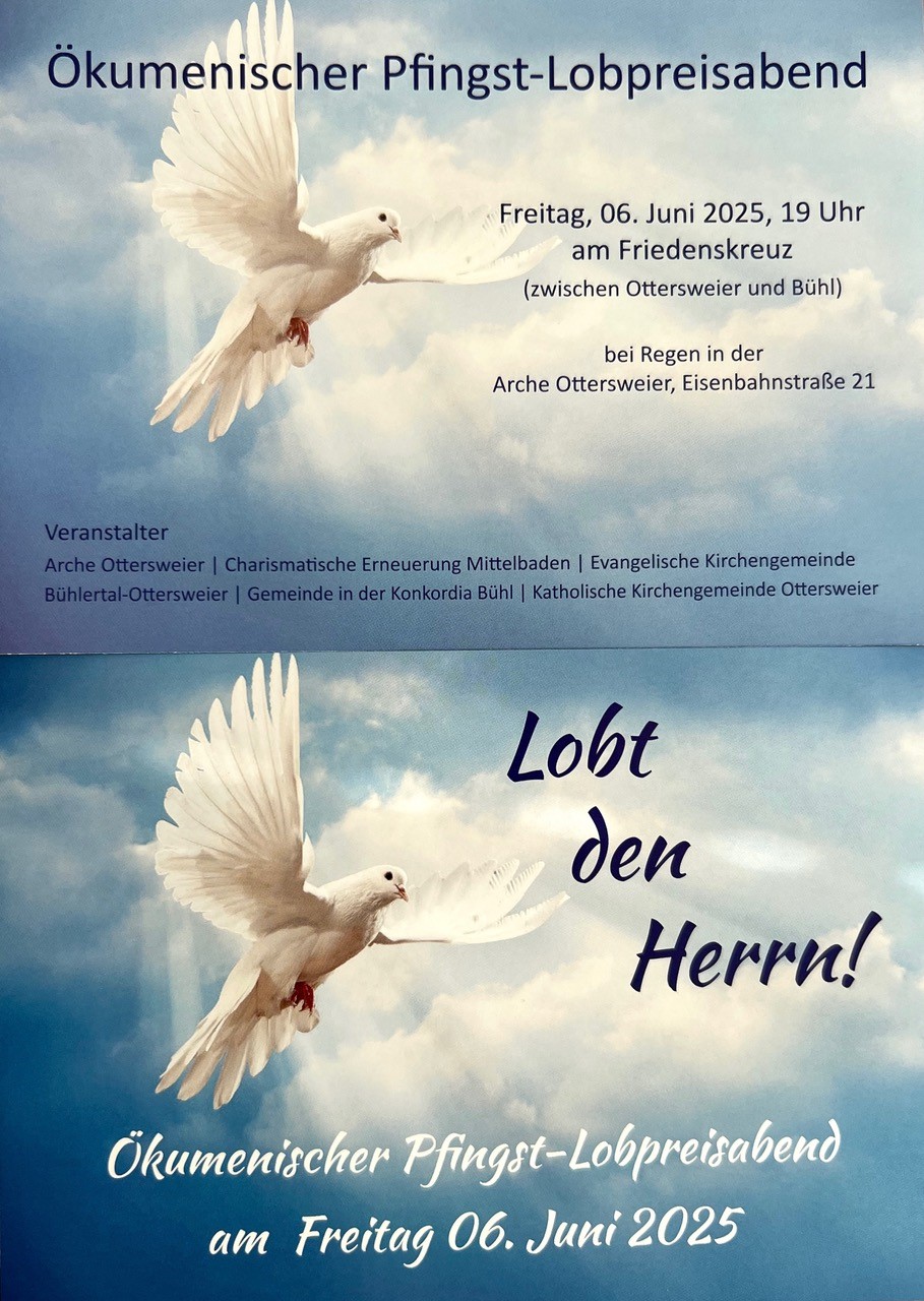 Ökumenischen Pfingstlobpreis  am Friedenskreuz