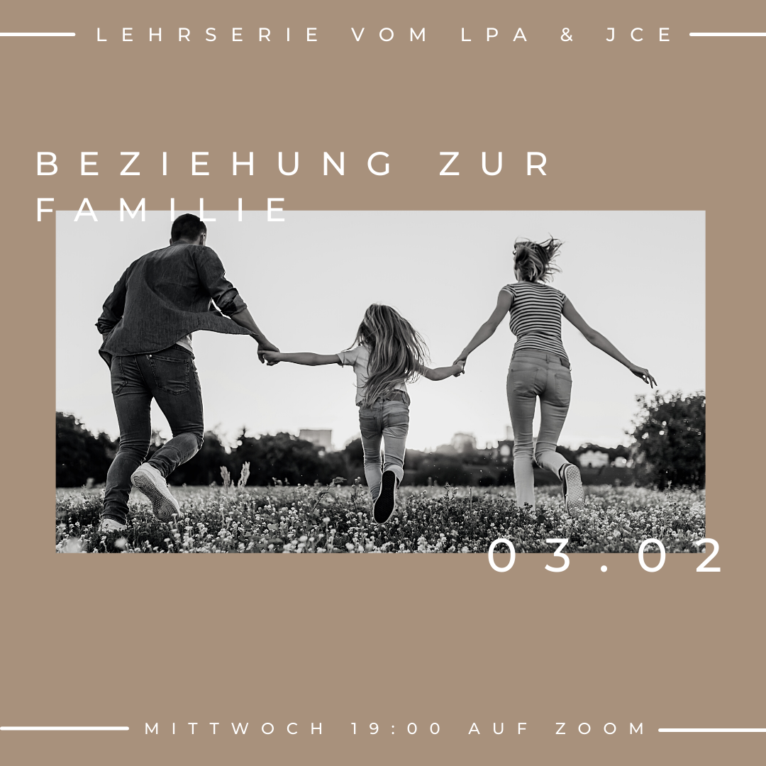Stay connected - Beziehung zur Familie
