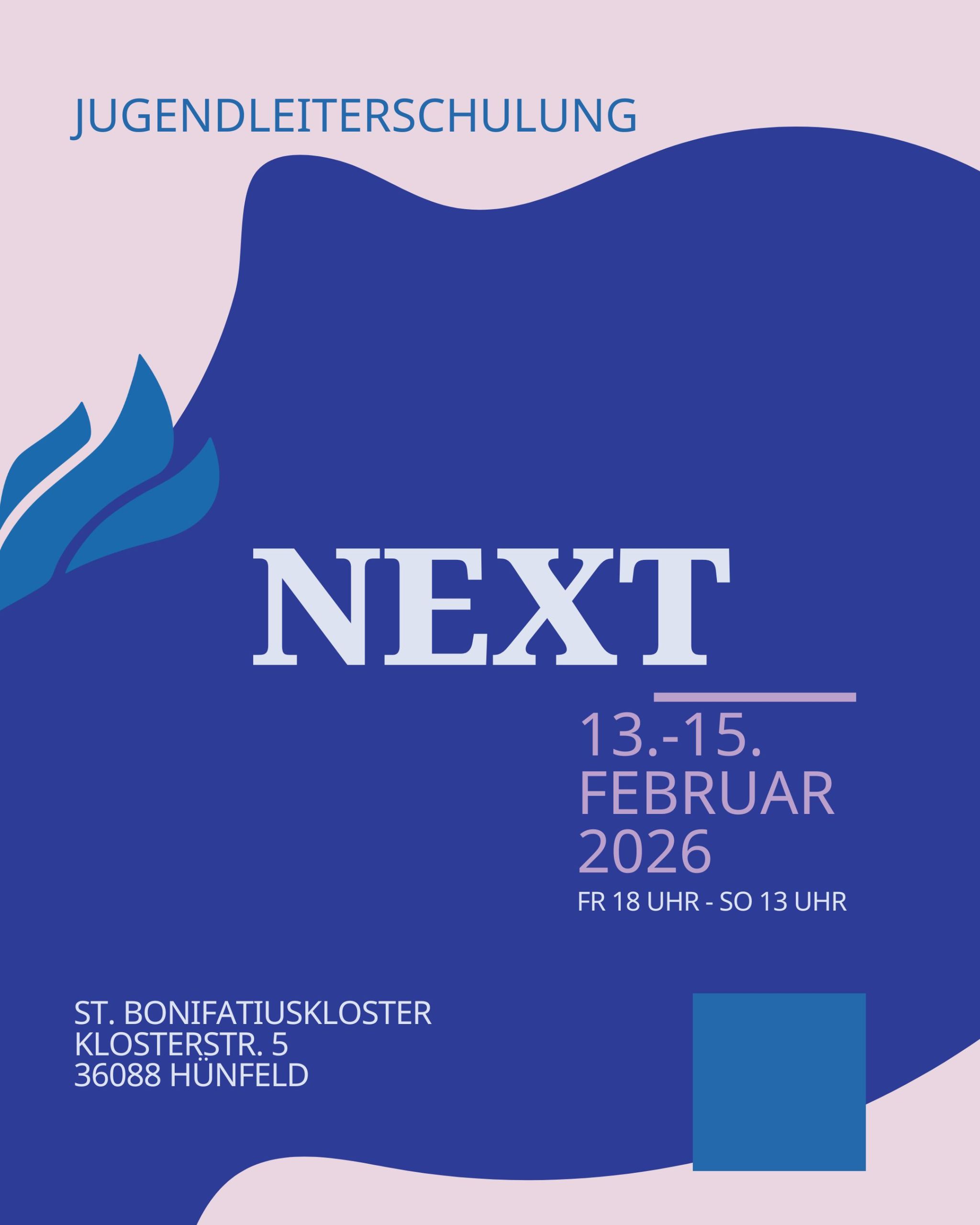 NEXT - Jugendleiterschulung 2026