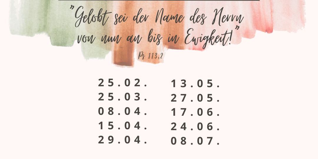 Lobpreis 2025 Flyer
