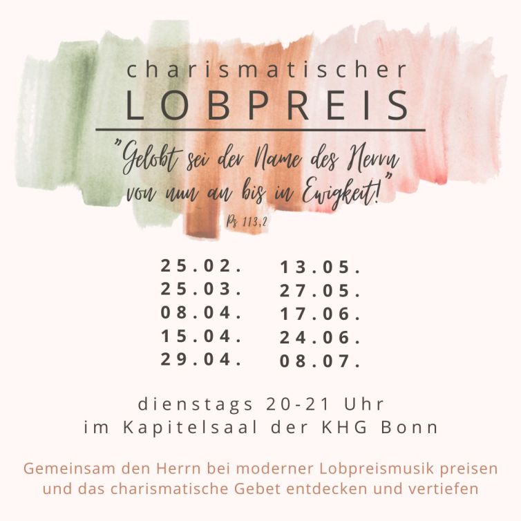 Lobpreis 2025 Flyer
