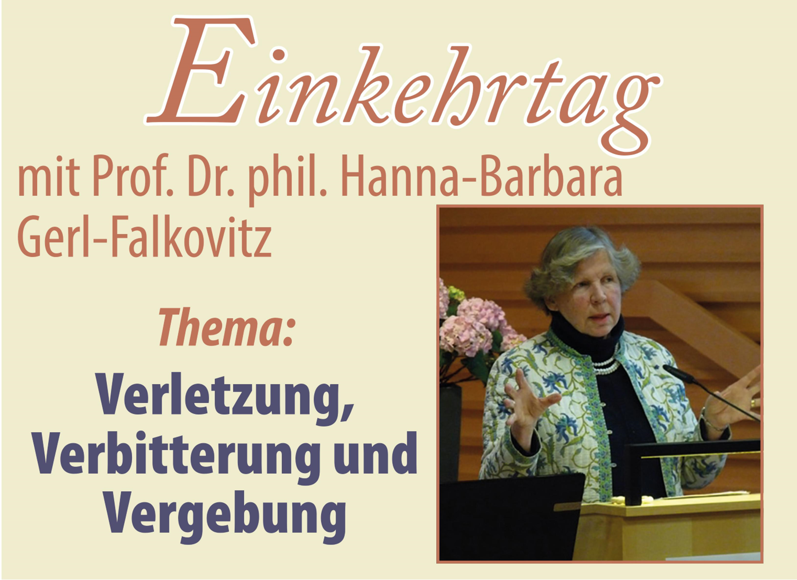 Einkehrtag in Dettingen mit Prof. Hanna-Barbara Gerl-Falkowitz