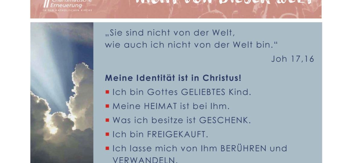 Meine Identität in Christus korrigiert