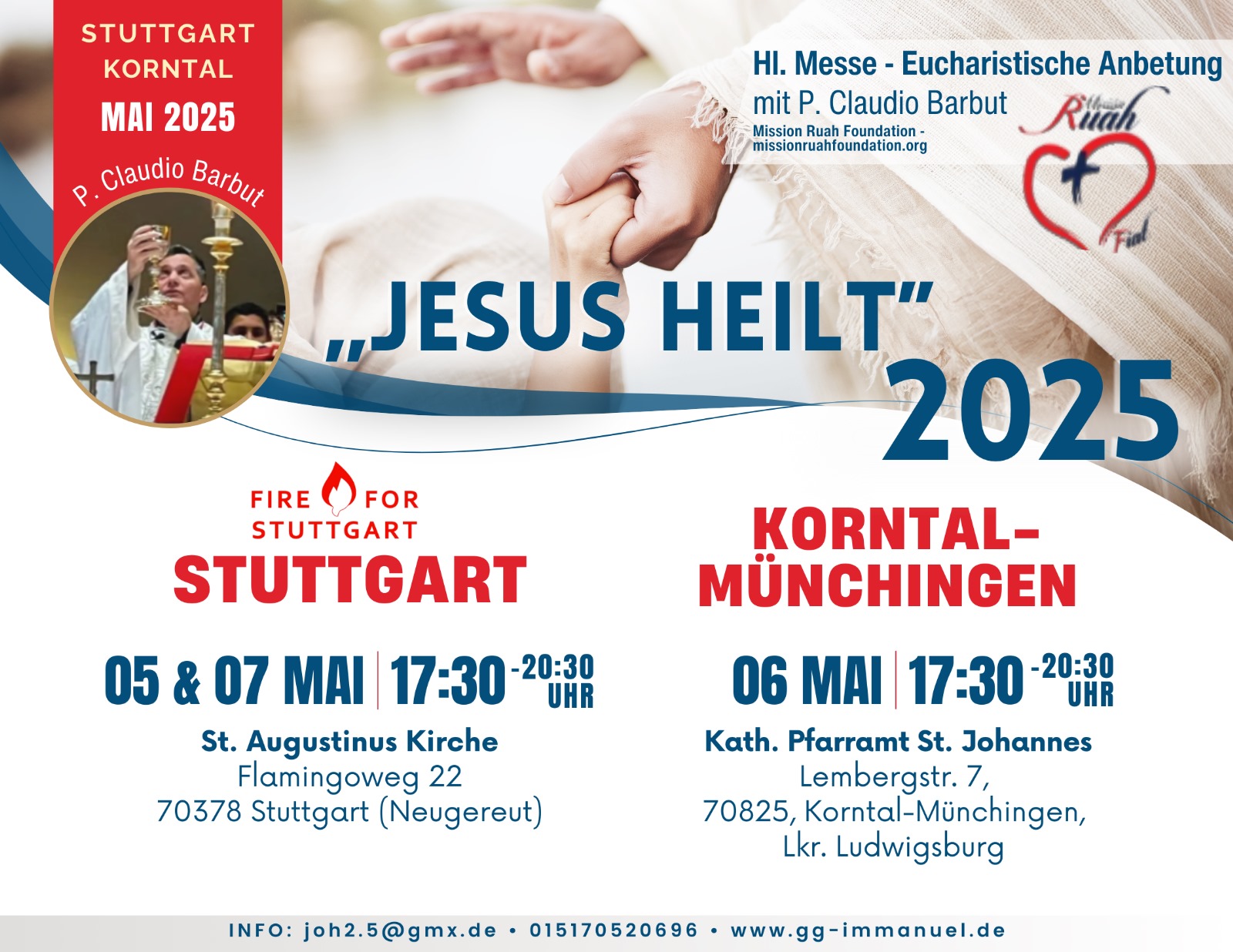 "Jesus heilt" - Einkehrtag mit P. Claudio