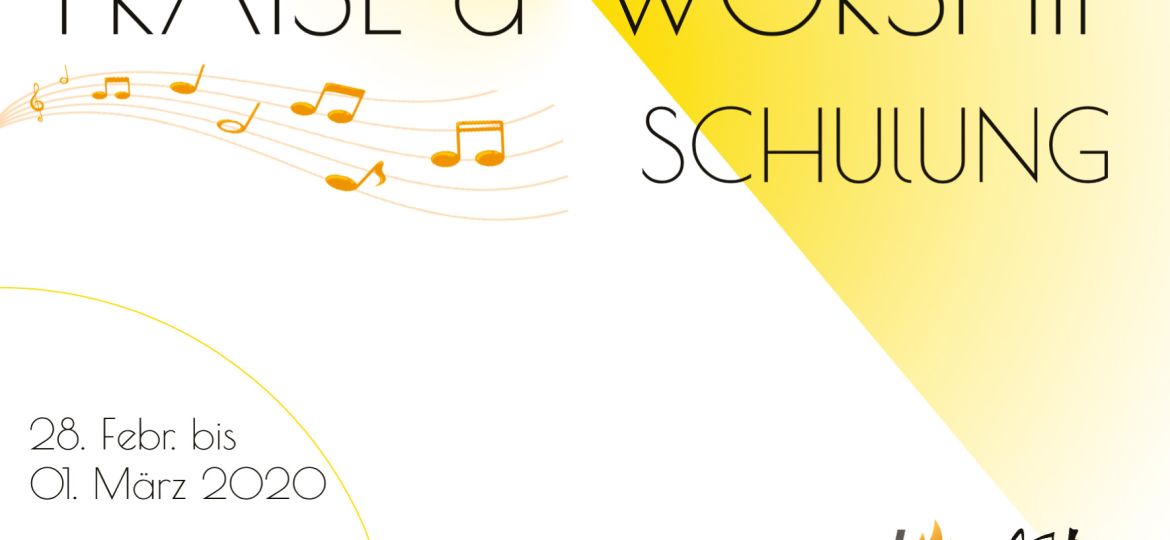 Flyer Lobpreisseminar 2020 Würzburg