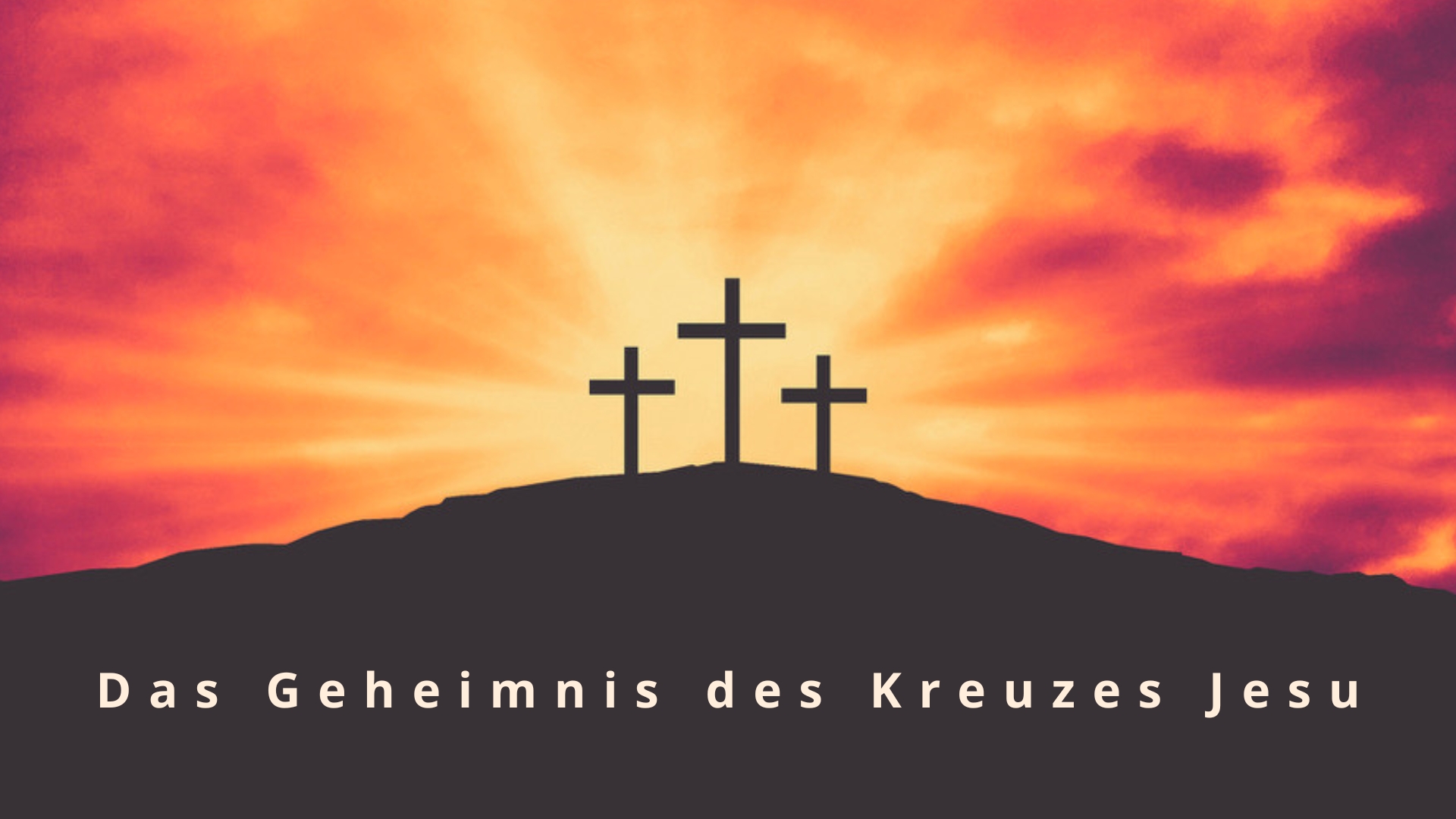 CE Begegnungswochenende - Das Geheimnis des Kreuzes Jesu